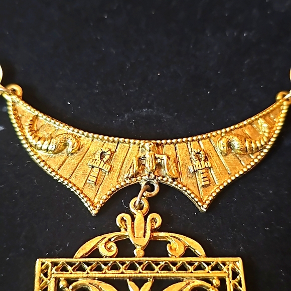 Vintage Arthur Pepper Egyptian Revival Necklace - Picture 5 of 7